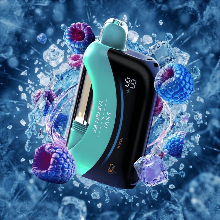 ENVI x Tasteflex Cresmo 125k Disposable Vape-Blue Razz Ice 20mg / 125000 Puffs / 20mg/mL Vape Superstore Yorkton Saskatchewan