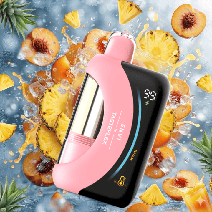 ENVI x Tasteflex Cresmo 125k Disposable Vape - Peach Fab Ice 20mg / 125000 Puffs / 20mg/mL Vape Superstore Yorkton Saskatchewan