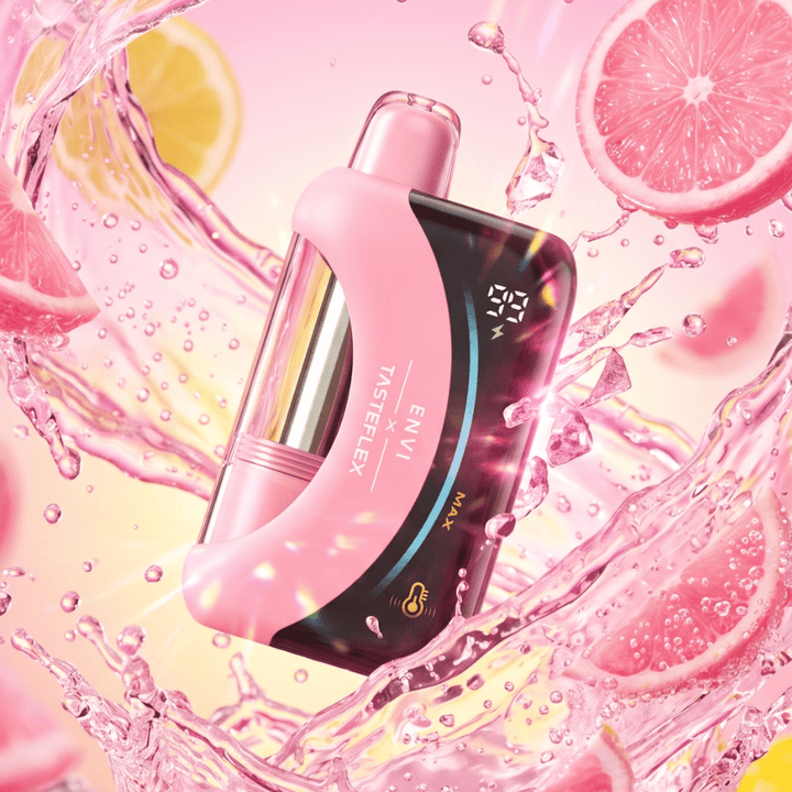 ENVI x Tasteflex Cresmo 125k Disposable Vape - Pink Lemon Ice 20mL / 125000 Puffs / 20mg/mL Vape Superstore Yorkton Saskatchewan