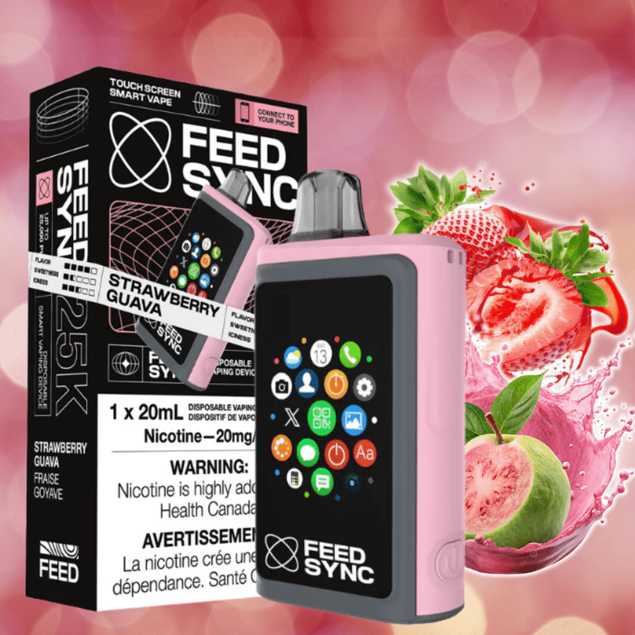 Feed Sync Disposable Vape 20mg FEED Sync 25K Disposable Vape - Strawberry Guava FEED Sync 25K Disposable Vape - Strawberry Guava in Yorkton 
