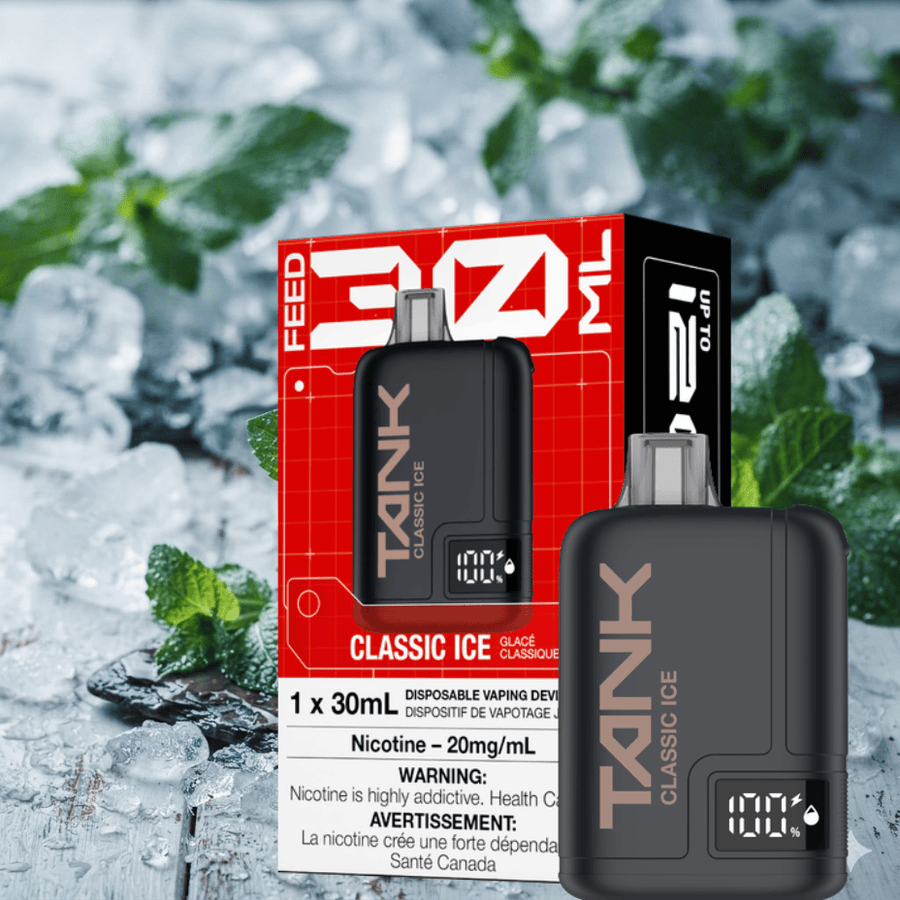 Feed Tank 120k Disposable Vape-Classic Ice 120000 Puffs / 20mg Vape Superstore Yorkton Saskatchewan