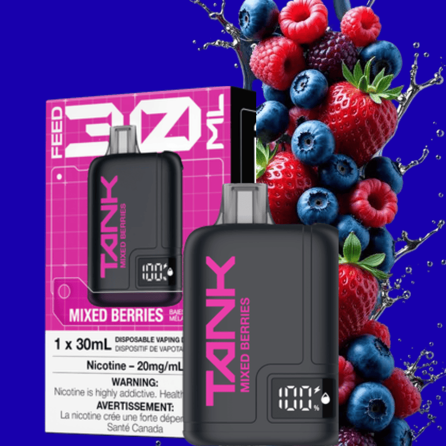 Feed Tank 120k Disposable Vape-Mixed Berries Vape Superstore Yorkton Saskatchewan
