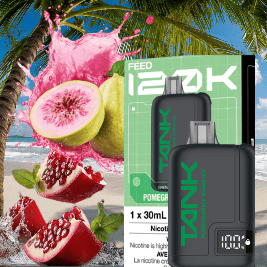 Feed Tank 120k Disposable Vape-Pomegranate Guava Ice Vape Superstore Yorkton Saskatchewan