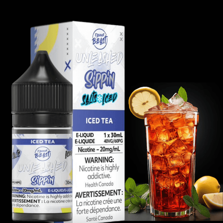 Flavor Beast Unleashed Sippin Salts-Iced Tea 30ml / 20mg Vape Superstore Yorkton Saskatchewan
