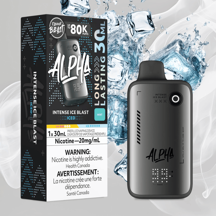 Flavour Beast Alpha 80K Disposable Vape-Intense Ice Blast 30mL / 80000 Puffs / 20mg Vape Superstore Yorkton Saskatchewan