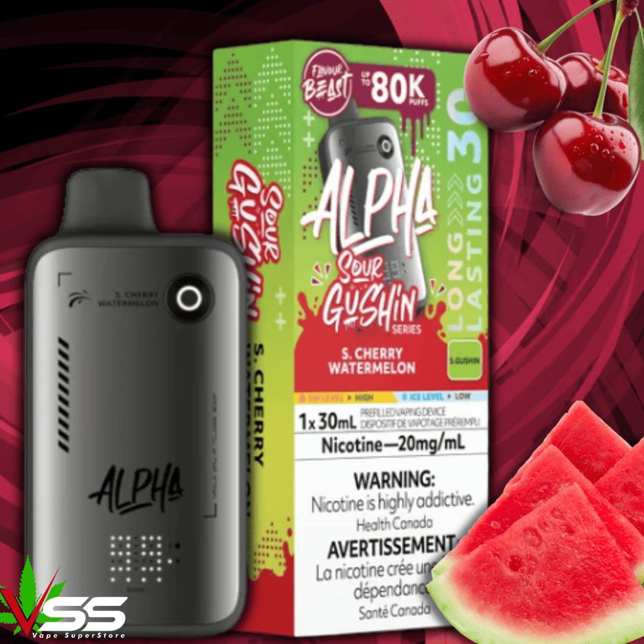Flavour Beast Alpha 80K Disposable Vape-S. Cherry Watermelon