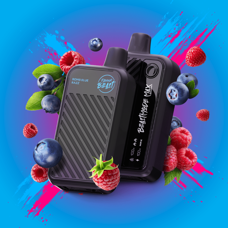 Flavour Beast Beast Mode Max 18k Disposable-Bomb Blue Razz 20ml / 18000 Puffs Vape Superstore Yorkton Saskatchewan