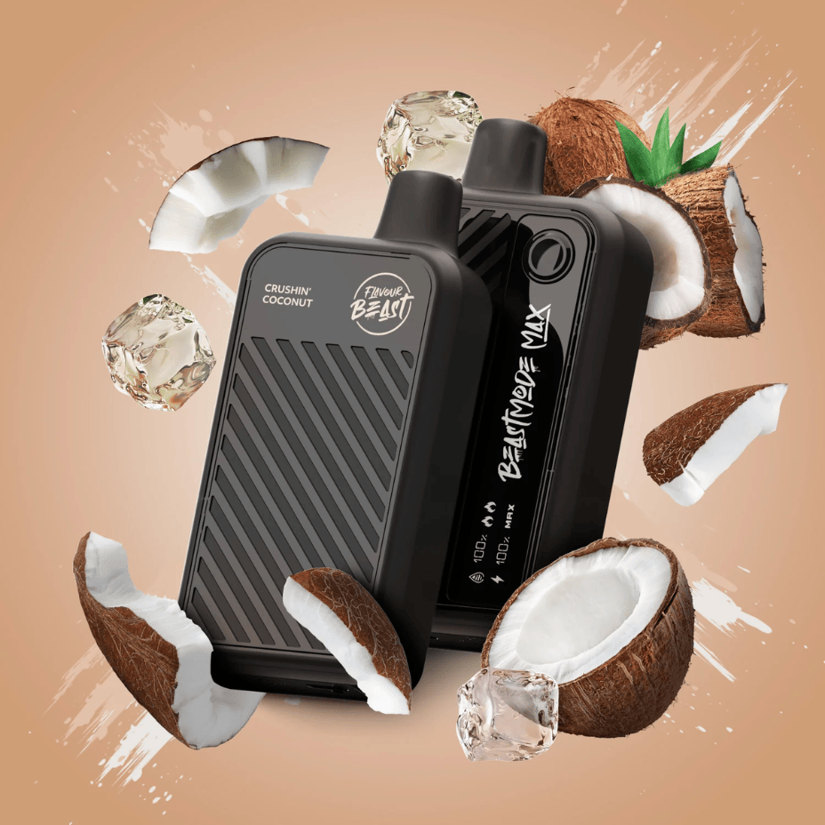 Flavour Beast Beast Mode Max 18k Disposable - Crushin Coconut 18000 Puffs / 20mg Vape Superstore Yorkton Saskatchewan