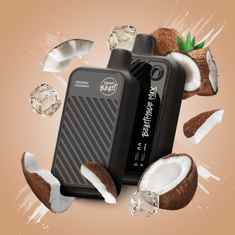 Flavour Beast Beast Mode Max 18k Disposable - Crushin Coconut 18000 Puffs / 20mg Vape Superstore Yorkton Saskatchewan