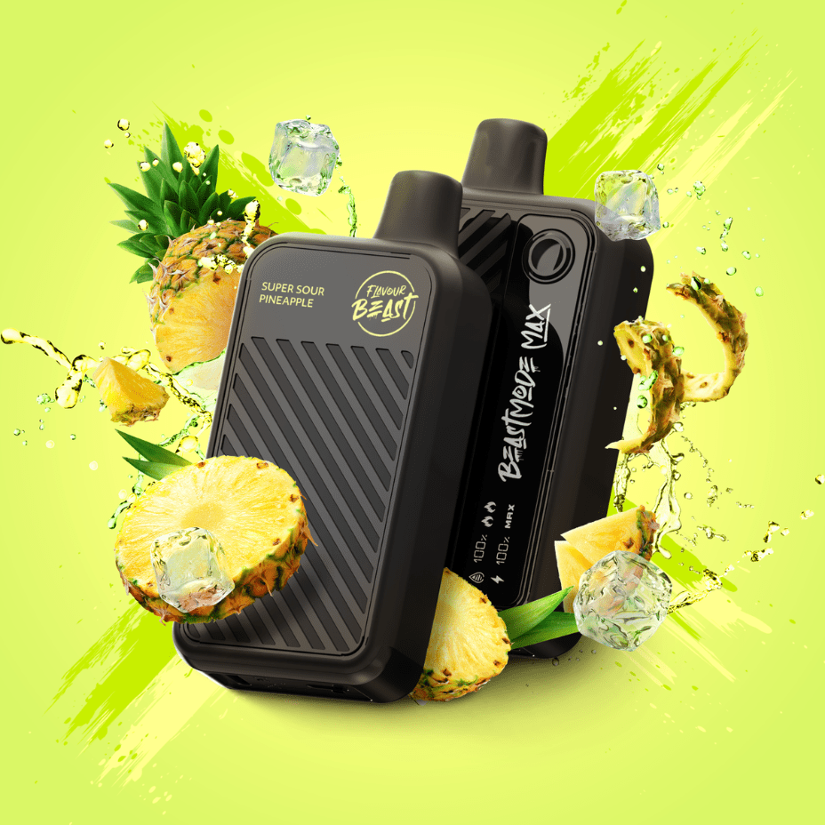Flavour Beast Beast Mode Max 18k Disposable - Super Sour Pineapple 20ml / 18000 Puffs Vape Superstore Yorkton Saskatchewan
