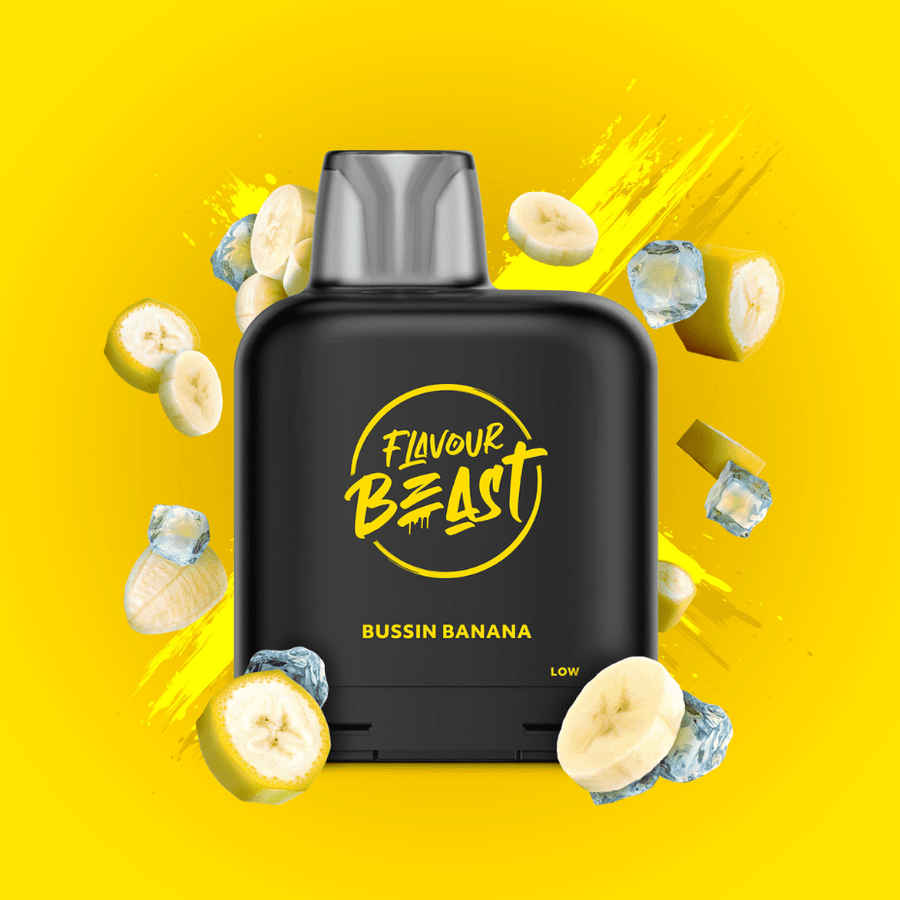 Flavour Beast Closed Pod Systems 20mg / 7000 Puffs Level X Flavour Beast Pod-Bussin Banana Level X Flavour Beast Pod-Bussin Banana-Yorkton Vape SuperStore