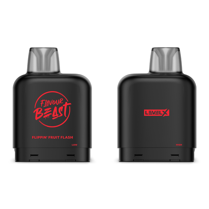 Flavour Beast Closed Pod Systems 20mg / 7000 Puffs Level X Flavour Beast Pod-Flippin' Fruit Flash Level X Flavour Beast Pod-Flippin' Fruit Flash-Yorkton Vape Store