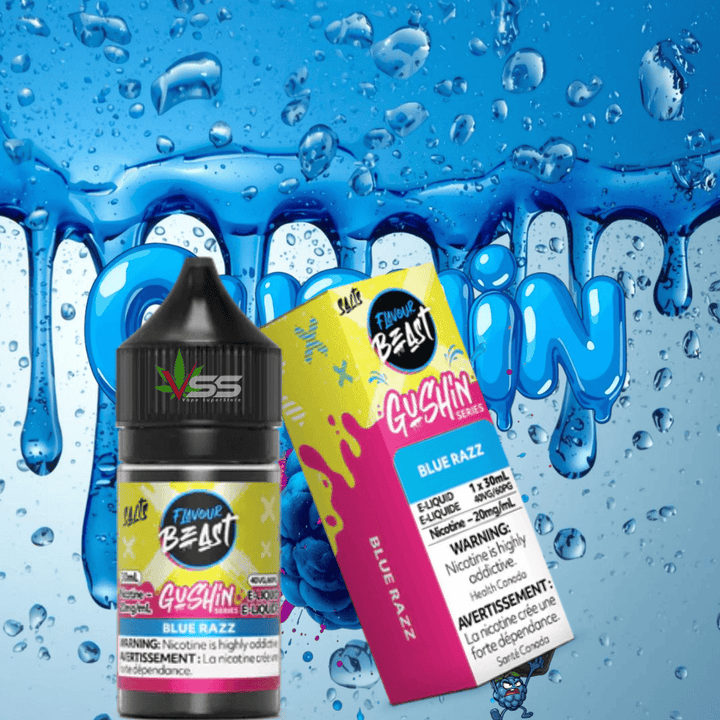 Flavour Beast Gushin' Salt - Blue Razz 30mL / 20mg Vape Superstore Yorkton Saskatchewan