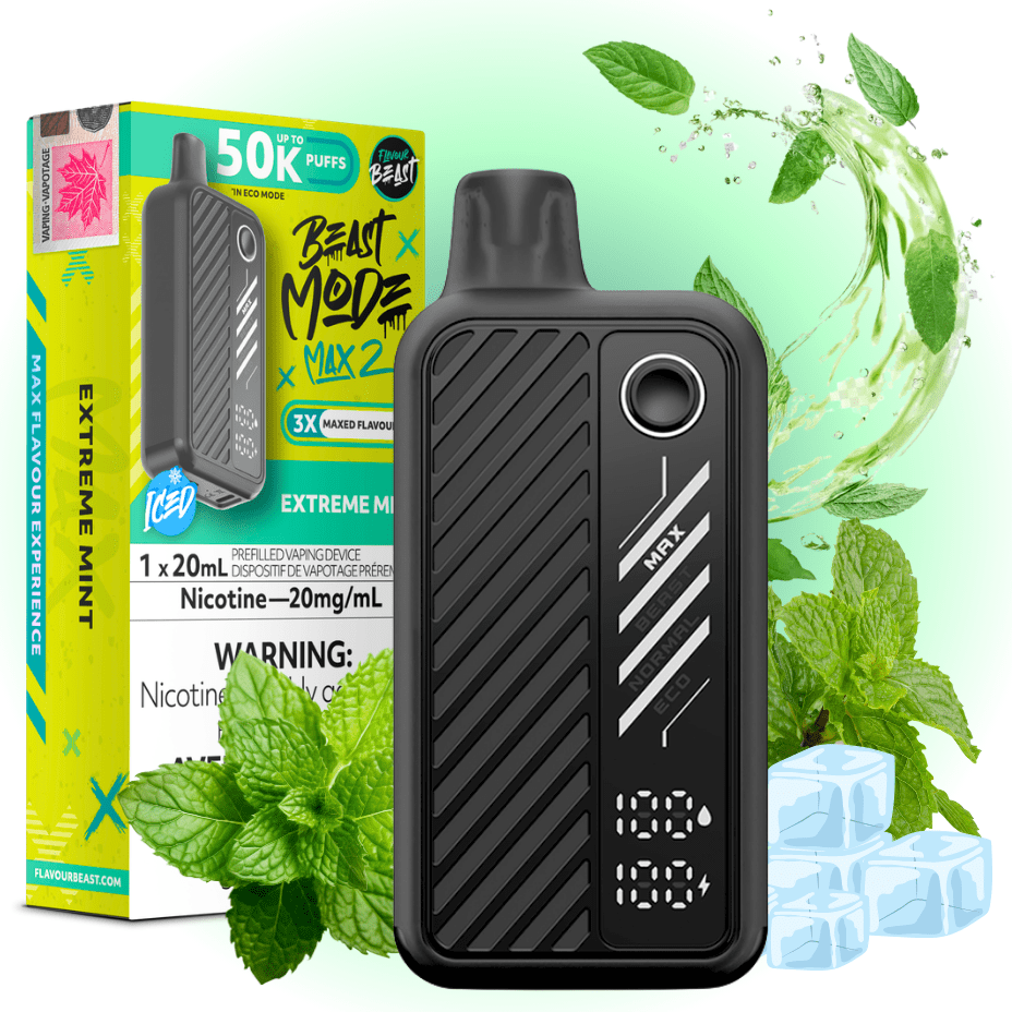Flavour Beast Max 2 50k Disposable Vape-Extreme Mint Vape Superstore Yorkton Saskatchewan