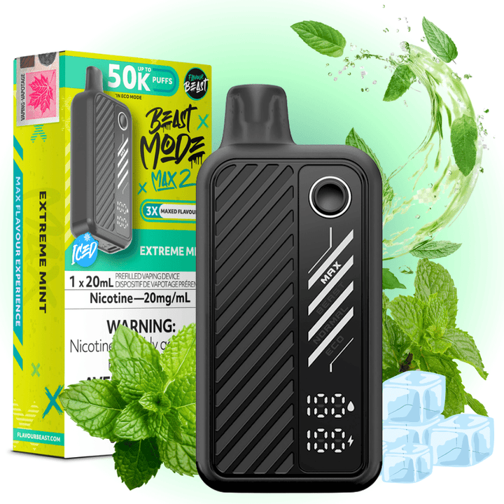 Flavour Beast Max 2 50k Disposable Vape-Extreme Mint Vape Superstore Yorkton Saskatchewan