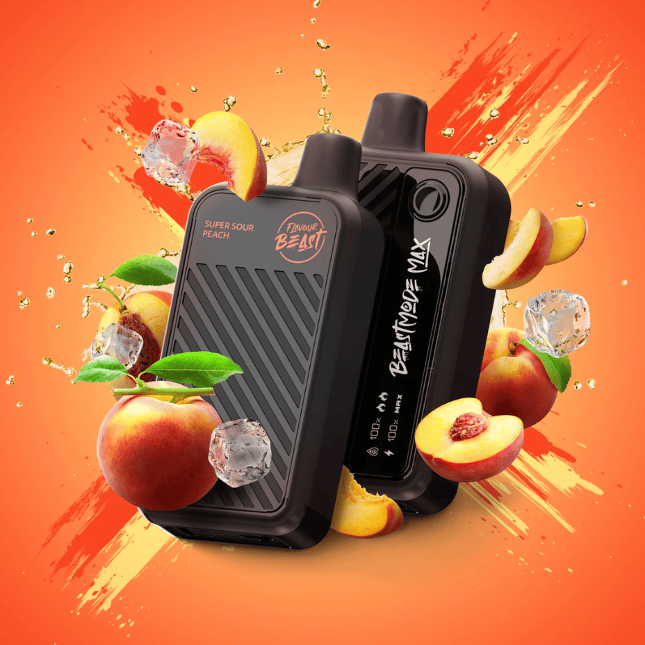 Flavour Beast Max 2 50k Disposable Vape-Super Sour Peach Vape Superstore Yorkton Saskatchewan
