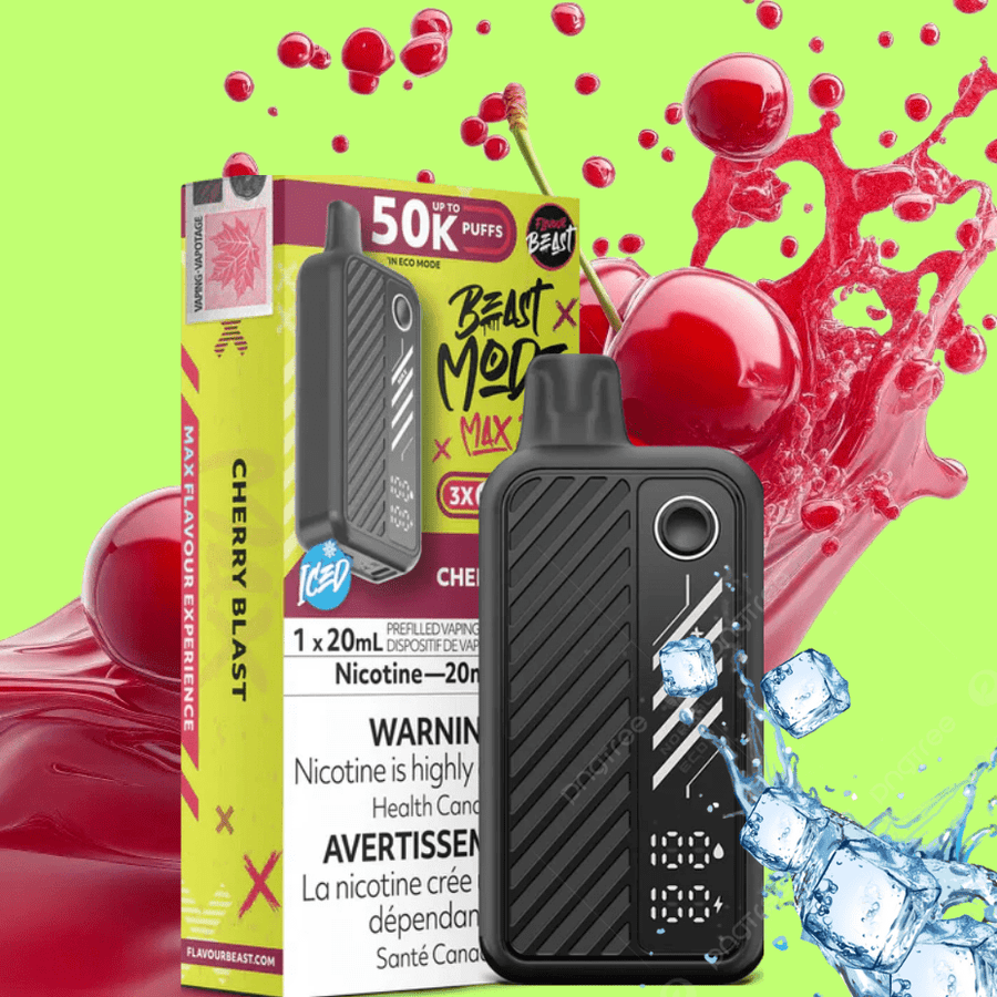 Flavour Beast Max 2 Disposable Vape-Cherry Blast Vape Superstore Yorkton Saskatchewan