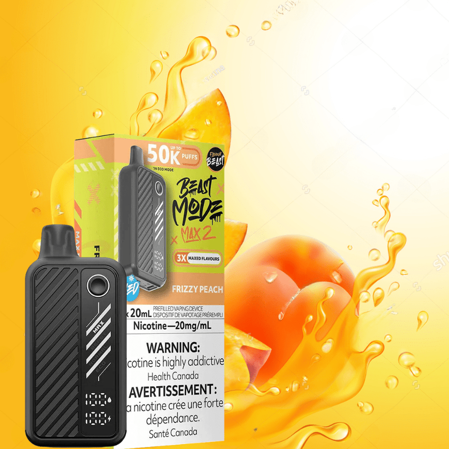 Flavour Beast Max 2 Disposable Vape-Frizzy Peach Vape Superstore Yorkton Saskatchewan