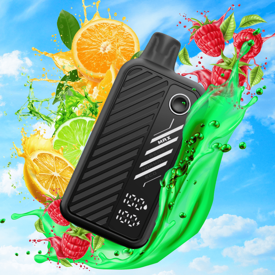 Flavour Beast Max 2 Disposable Vape-Raspberry Green Dew ICED 50000 Puffs / 20mg Vape Superstore Yorkton Saskatchewan