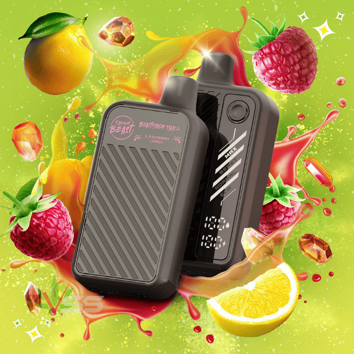 Flavour Beast Mode Max 2 50k Disposable Vape Gushin S. Raspberry Lemon Vape Superstore Yorkton Saskatchewan