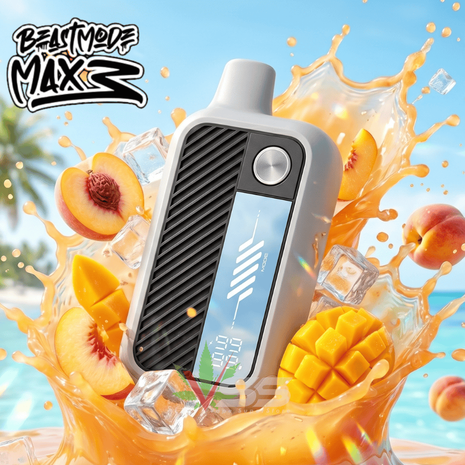 Flavour Beast Mode Max 3 60K Disposable Vape - Epic Peach Mango Ice 20mg / 60000 Puffs Vape Superstore Yorkton Saskatchewan