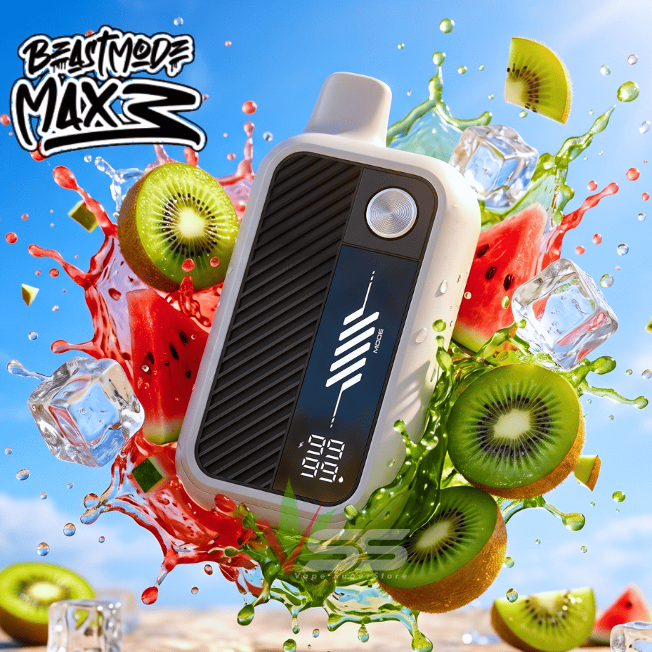 Flavour Beast Mode Max 3 60K Disposable Vape - Epic Watermelon Kiwi Ice 20mg / 60000 Puffs Vape Superstore Yorkton Saskatchewan