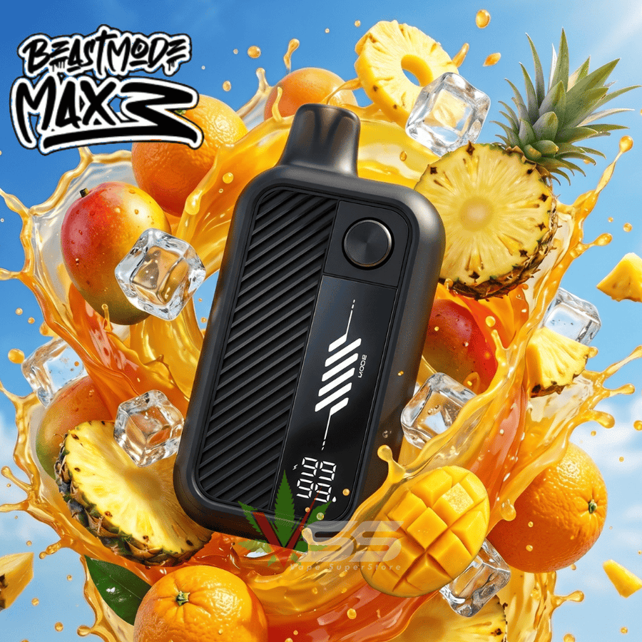 Flavour Beast Mode Max 3 60K Disposable Vape - Twisted Tropical KO Ice 20mg / 60000 Puffs Vape Superstore Yorkton Saskatchewan