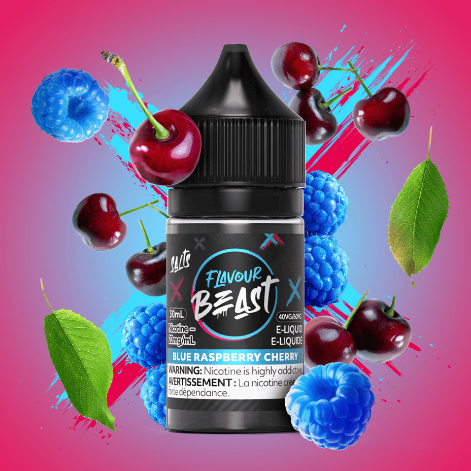 Flavour Beast Salt - Blue Raspberry Cherry 30mL / 20mg Vape Superstore Yorkton Saskatchewan