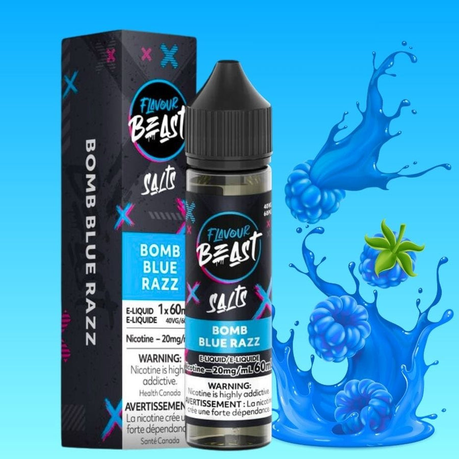Flavour Beast Salt-Bomb Blue Razz-60ml 60ml / 20mg Vape Superstore Yorkton Saskatchewan