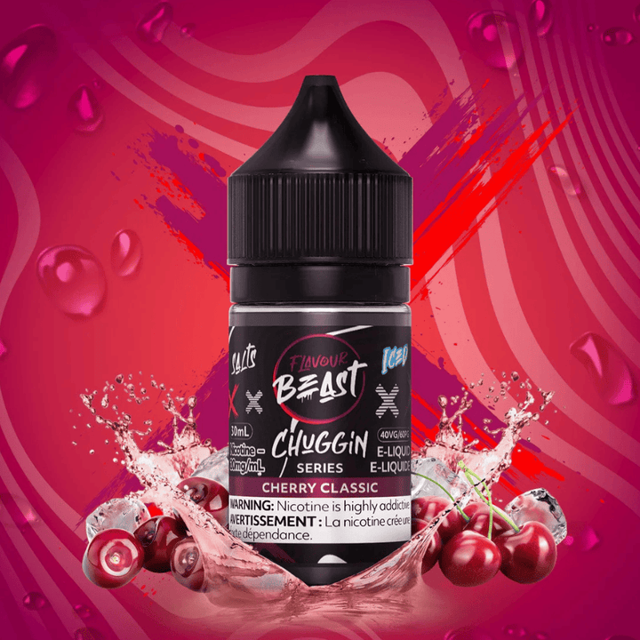 Flavour Beast Salt - Chuggin' Cherry Classic Ice 30mL / 20mg Vape Superstore Yorkton Saskatchewan