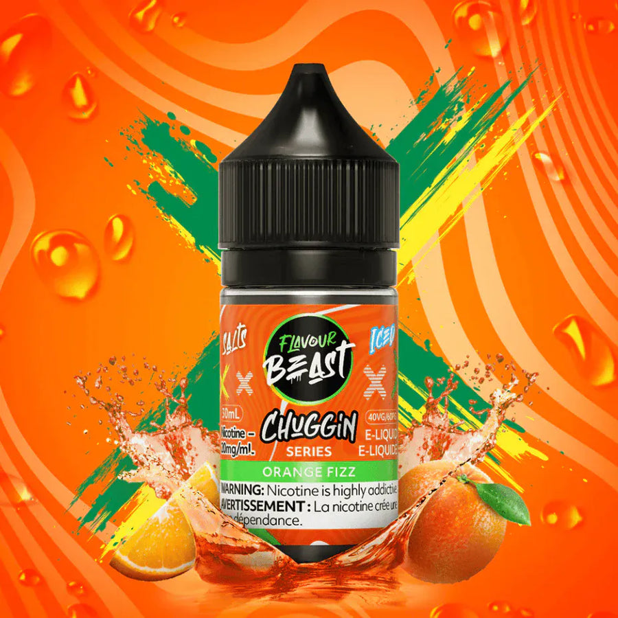 Flavour Beast Salt - Chuggin' Orange Sparkle 30mL / 20mg Vape Superstore Yorkton Saskatchewan