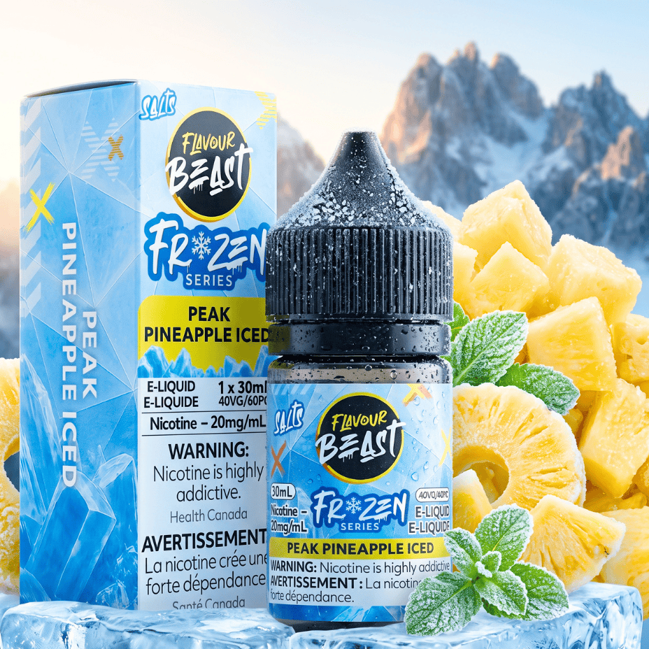 Flavour Beast Salt Frozen-Peak Pineapple Iced 30mL / 20mg Vape Superstore Yorkton Saskatchewan