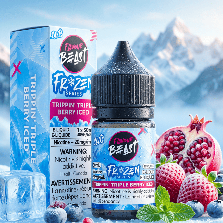 Flavour Beast Salt Frozen-Triple Berry 30mL / 20mg Vape Superstore Yorkton Saskatchewan