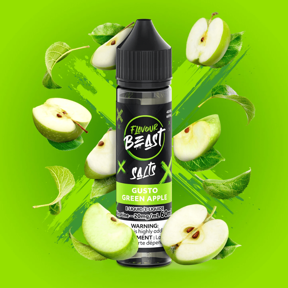 Flavour Beast Salt-Gusto Green Apple-60ml 60ml / 20mg Vape Superstore Yorkton Saskatchewan