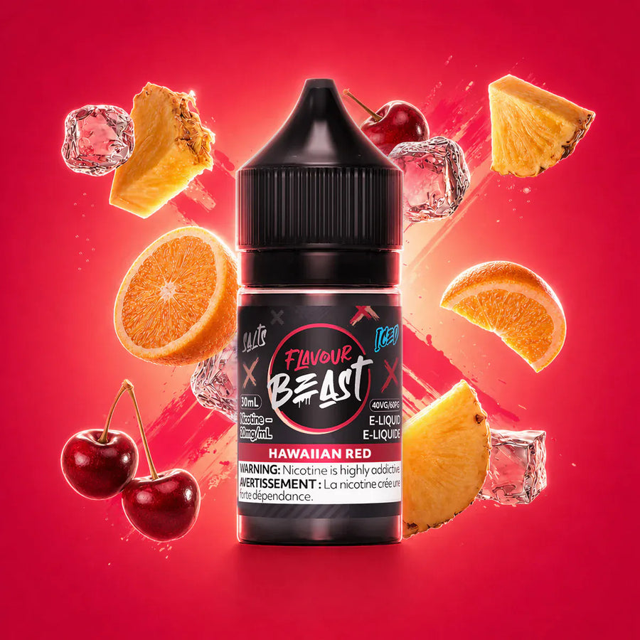 Flavour Beast Salt - Hawaiian Red 30mL 30mL / 20mg/mL Vape Superstore Yorkton Saskatchewan