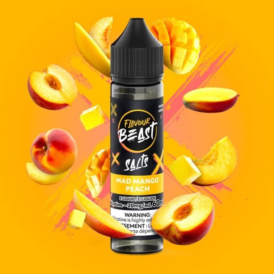 Flavour Beast Salt-Mad Mango Peach-60ml 60ml / 20mg Vape Superstore Yorkton Saskatchewan