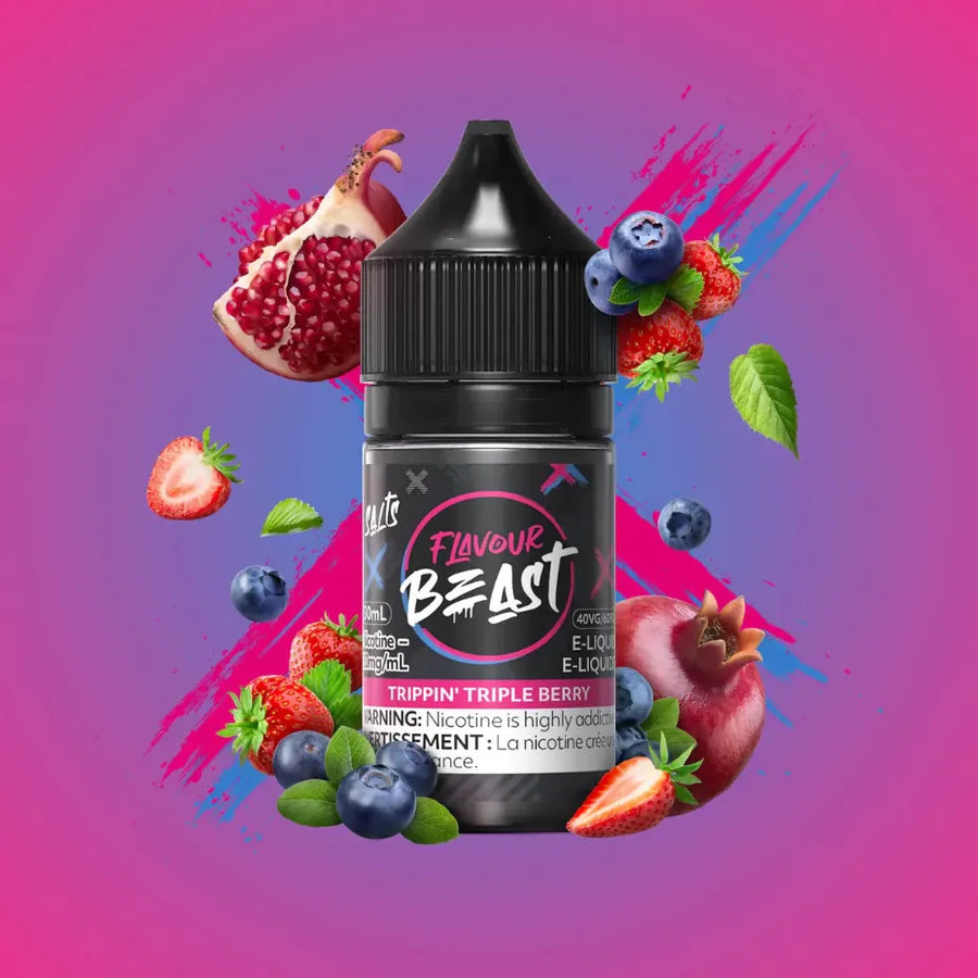 Flavour Beast Salt - Trippin' Triple Berry 30mL 30mL / 20mg/mL Vape Superstore Yorkton Saskatchewan