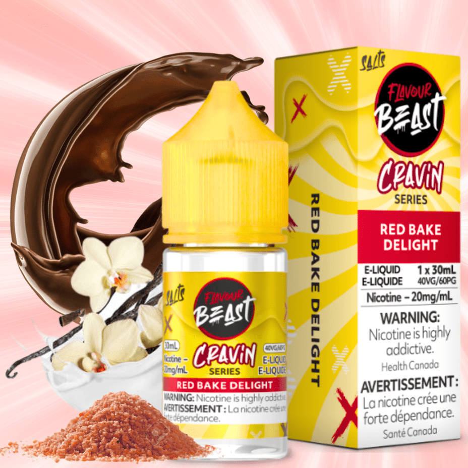 Flavour Beast Salts Salt Nic E-Liquid 20mg / 30mL Flavour Beast Cravin' Salts-Red Bake Delight Flavour Beast Cravin' Salts-Red Bake Delight in Yorkton Saskatchewan