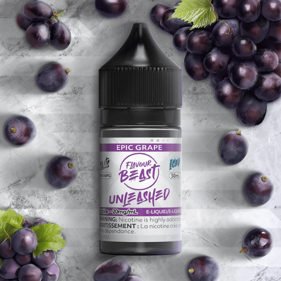 Flavour Beast Salts Salt Nic E-Liquid 30ml / 20mg Epic Grape Salts By Flavour Beast Unleashed E-liquid Epic Grape Salts By Flavour Beast Unleashed E-liquid-Yorkton Canada