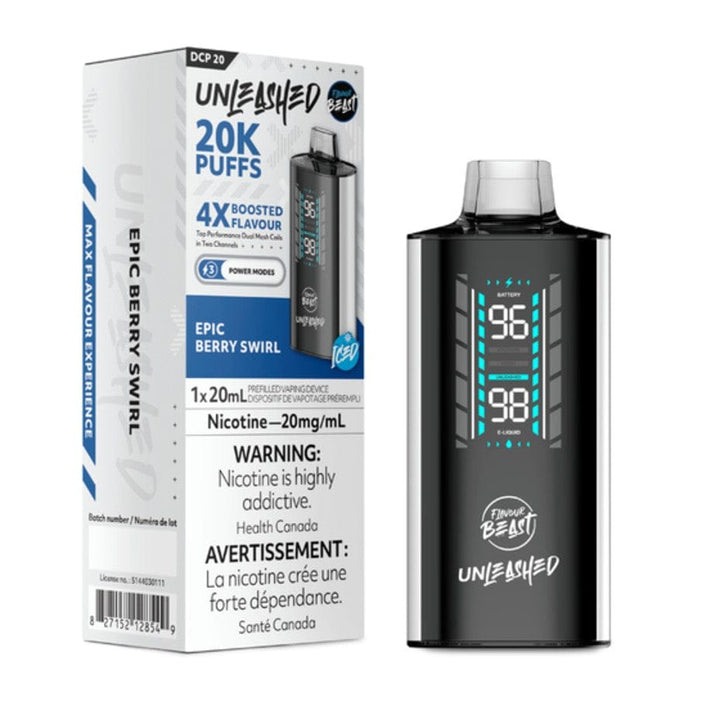 Flavour Beast Unleashed DCP 20K - Epic Berry Swirl Vape Superstore Yorkton Saskatchewan