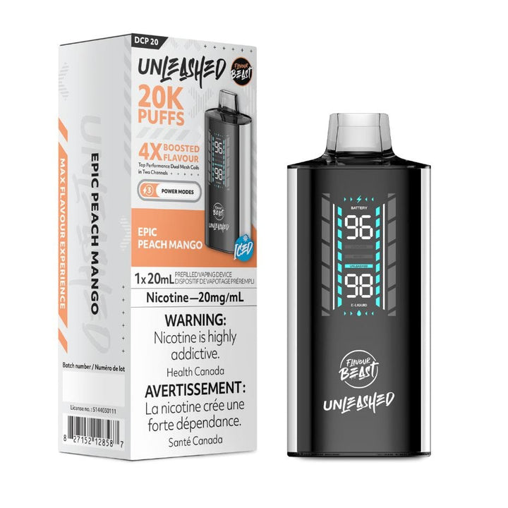 Flavour Beast Unleashed DCP 20K - Epic Peach Mango Vape Superstore Yorkton Saskatchewan