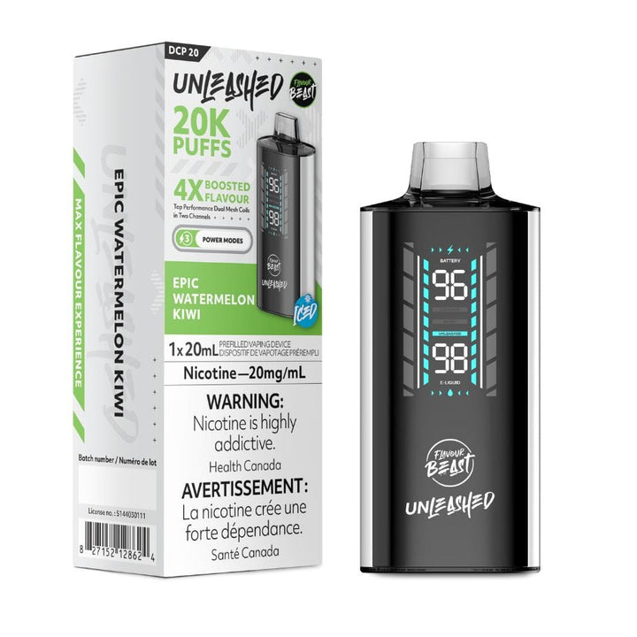Flavour Beast Unleashed DCP 20K - Epic Watermelon Kiwi Vape Superstore Yorkton Saskatchewan