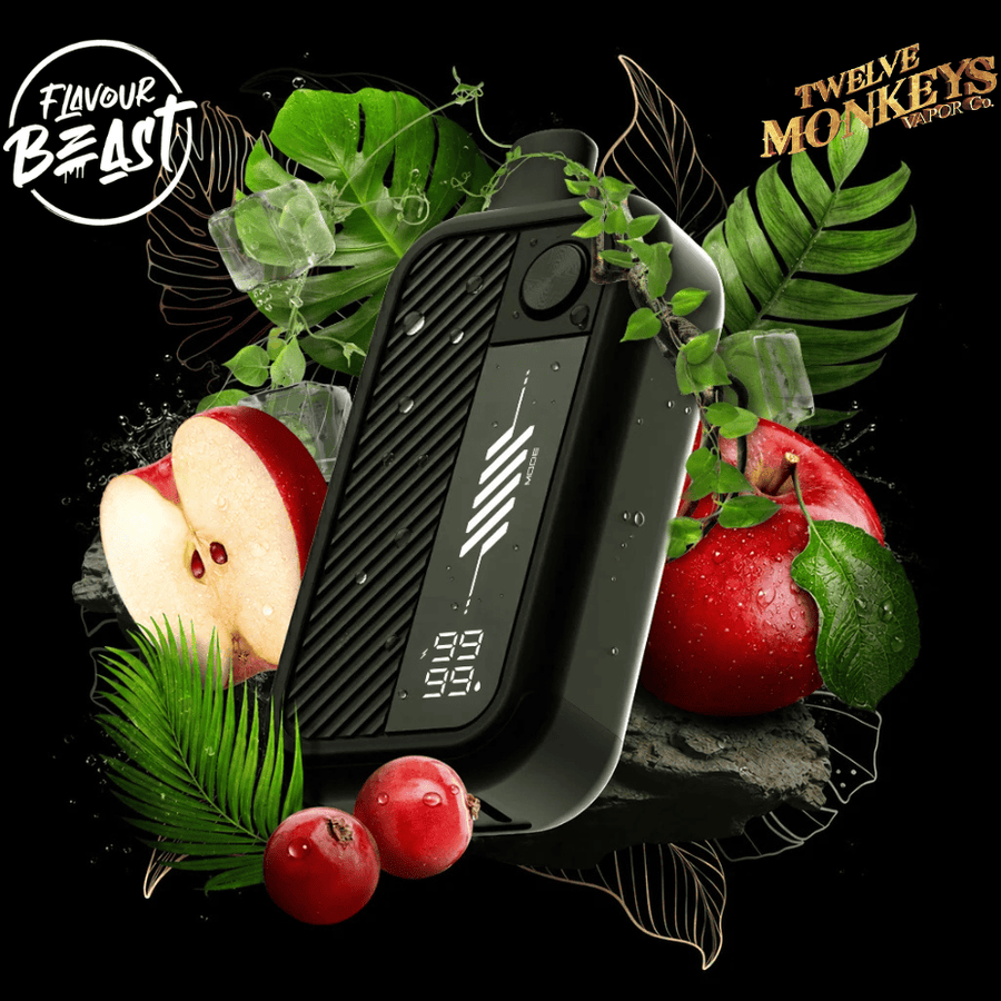 Flavour Beast X 12 Monkeys Beast Mode Max 3 60K Disposable-Hakuna Iced 20mL / 60000 Puffs / 20mg/mL Vape Superstore Yorkton Saskatchewan
