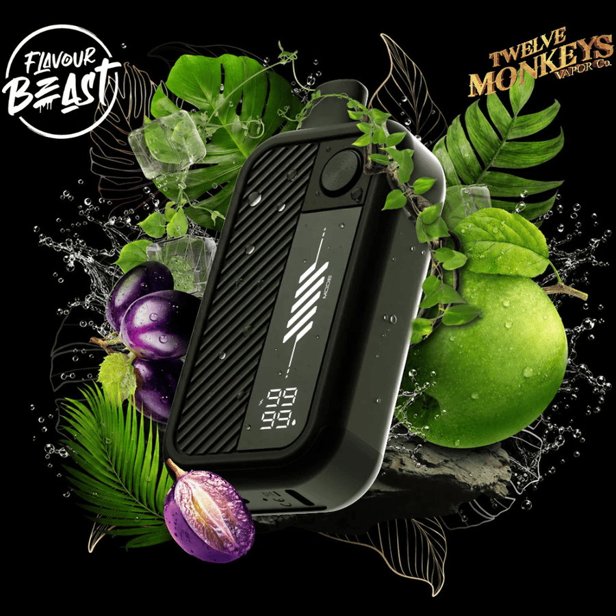 Flavour Beast X 12 Monkeys Beast Mode Max 3 60K Disposable-Matata Iced 20mL / 60000 Puffs / 20mg/mL Vape Superstore Yorkton Saskatchewan