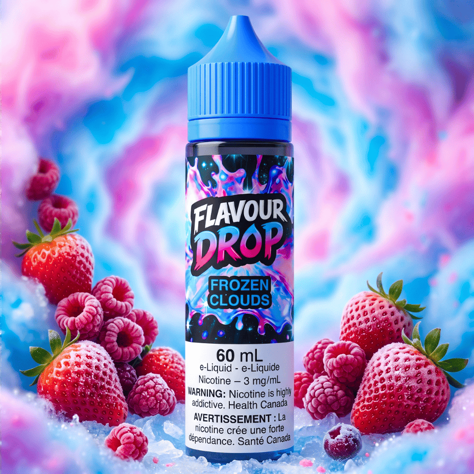Flavour Drop E-Liquid - Frozen Clouds 60mL / 3mg Vape Superstore Yorkton Saskatchewan