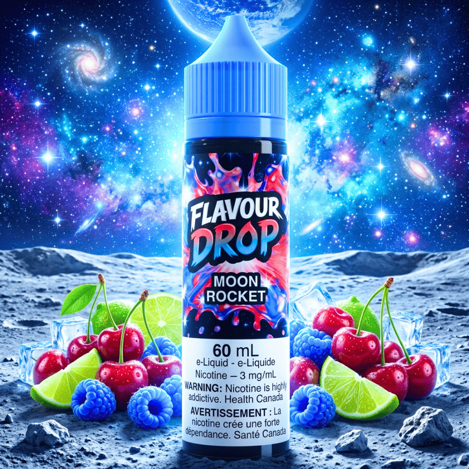Flavour Drop E-Liquid - Moon Rocket 60mL / 3mg Vape Superstore Yorkton Saskatchewan