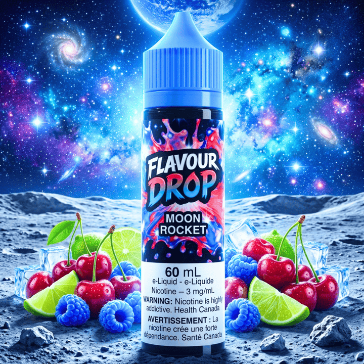 Flavour Drop E-Liquid - Moon Rocket 60mL / 3mg Vape Superstore Yorkton Saskatchewan
