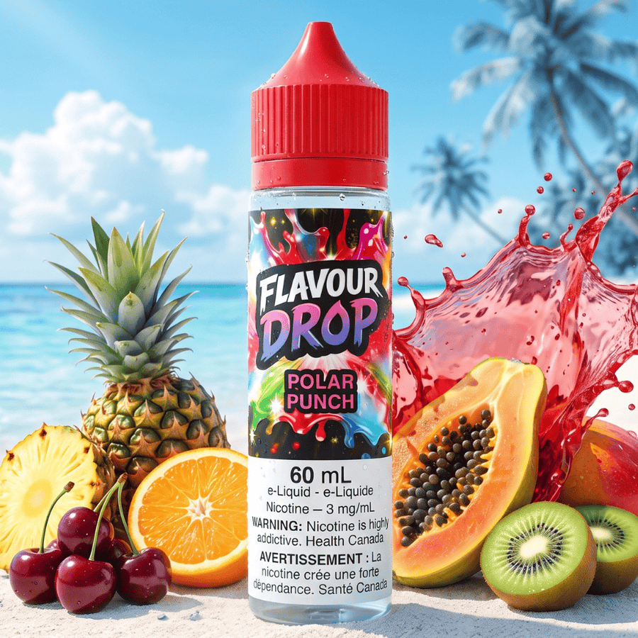 Flavour Drop E-Liquid - Polar Punch 60mL / 3mg Vape Superstore Yorkton Saskatchewan
