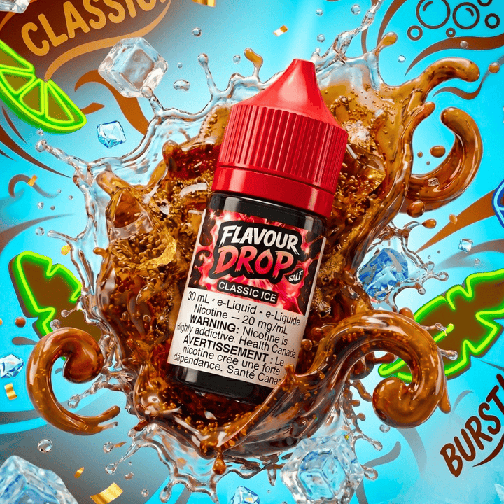 Flavour Drop Salts - Classic Ice 30mL / 20mg Vape Superstore Yorkton Saskatchewan