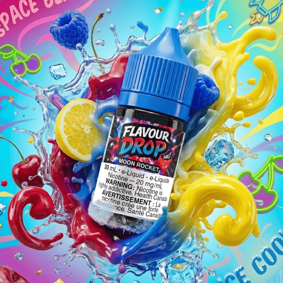 Flavour Drop Salts - Moon Rocket 30mL / 20mg Vape Superstore Yorkton Saskatchewan